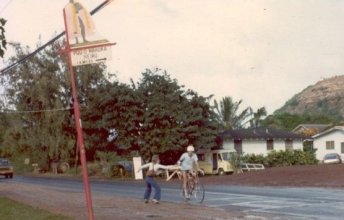 Ironman Hawaii1978 John Dunbar a kerékpáron