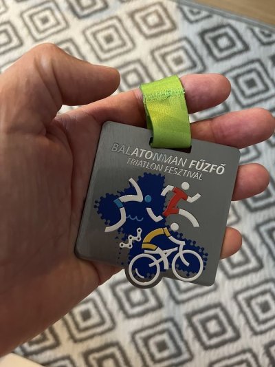 BalatonMan Ironman verseny érem