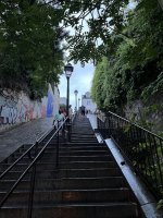 Ötpróba Párizs lépcső a Montmartre felé