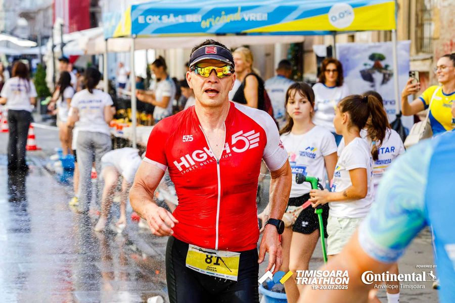 Temesvár Triatlon 2025 féltáv - jöhet a víz