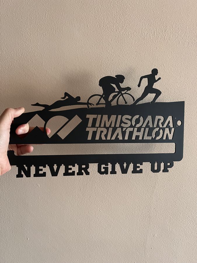 Temesvár Triatlon 2025 féltáv - éremtartó