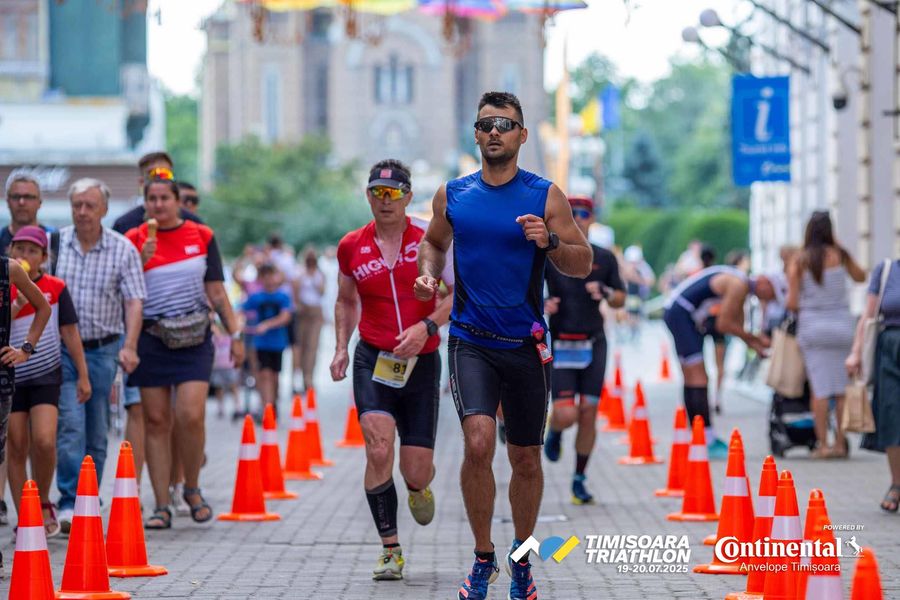 Temesvár Triatlon 2025 féltáv - közeledik a cél