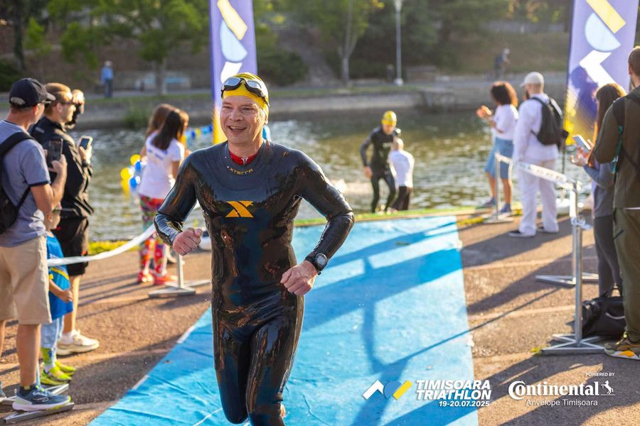 Temesvár Triatlon 2025 féltáv - jöhet a bringa